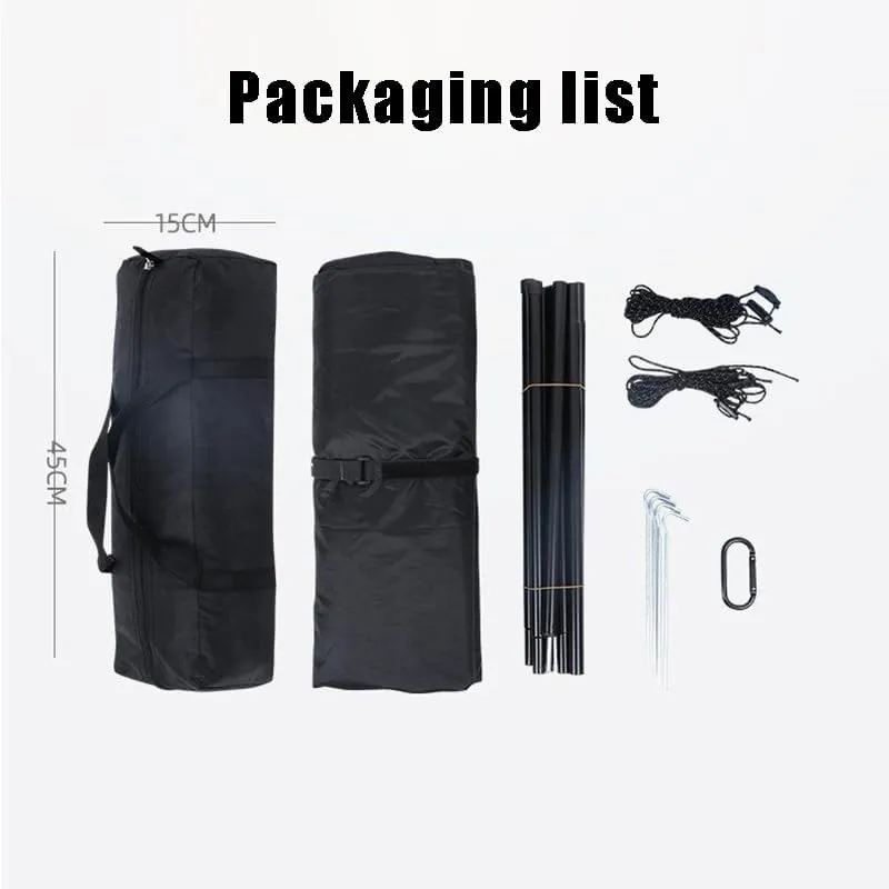 Camper Shade Awning Canopy with Complete Kits for NIO EC6/NIO EC7/NIO EL6/NIO EL7/NIO EL8/NIO ES6/NIO ES7, Waterproof UV Protection, Easy Set Up, Ultra-Durable Camping Tent