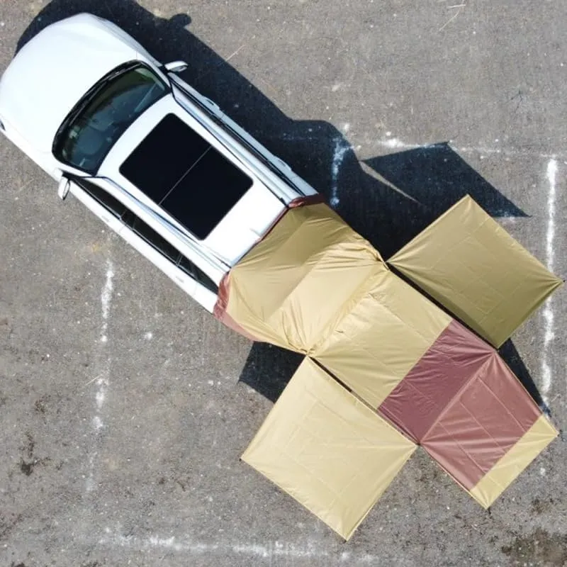 Camper Shade Awning Canopy with Complete Kits for NIO EC6/NIO EC7/NIO EL6/NIO EL7/NIO EL8/NIO ES6/NIO ES7, Waterproof UV Protection, Easy Set Up, Ultra-Durable Camping Tent