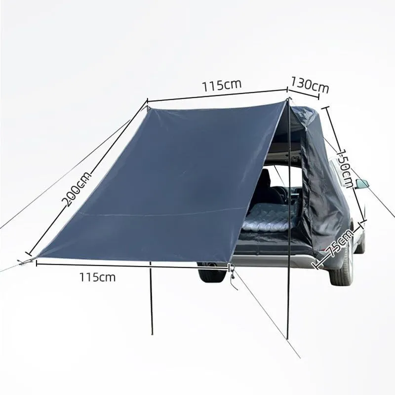 Camper Shade Awning Canopy with Complete Kits for Opel Grandland X/Insignia/Karl/Mokka/Movano/Rocks-e/Vivaro, Waterproof UV Protection, Easy Set Up, Ultra-Durable Camping Tent