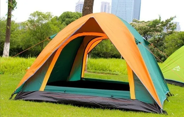 Camping Awning Tent Futuristic Waterproof Outdoor 200x180x140cm Efficient shipping Layer Door for Person With Double Fishing Tent Party Camping Double 3-4