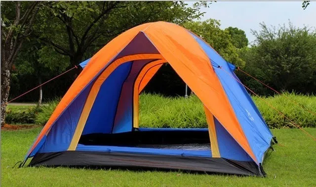 Camping Awning Tent Futuristic Waterproof Outdoor 200x180x140cm Efficient shipping Layer Door for Person With Double Fishing Tent Party Camping Double 3-4