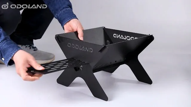 Camping Campfire Grill,Portable Folding Charcoal Grills,Backpacking BBQ Grill