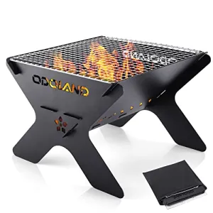 Camping Campfire Grill,Portable Folding Charcoal Grills,Backpacking BBQ Grill