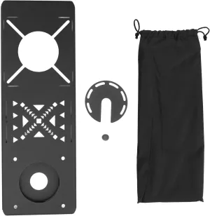 Camping Table Board for IGT Series, 2 in 1 Stainless Steel Portable Table Top Plate, Compatible with SOTO 310 Spider Stove, Sturdy Steel Construction, to