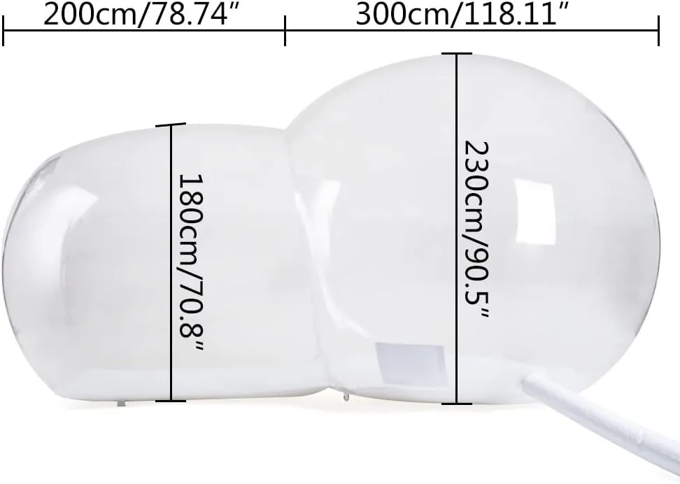 Camping Tent Transparent,Outdoor Inflatable Bubble Camping Tent,Clear Dome Camping Cabin with Quiet Air Blower DIY Outdoor Family Backyard Camping Stargazing