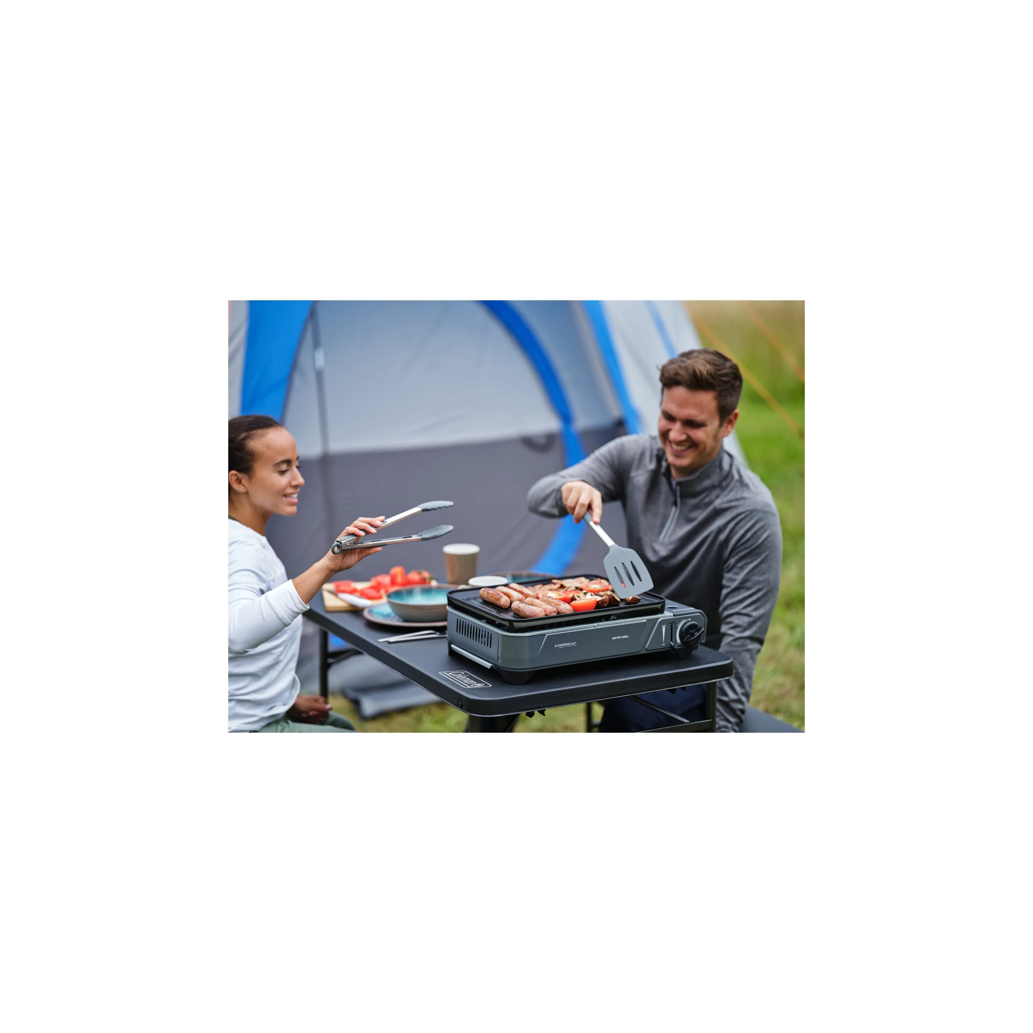 Campingaz Bistro Grill Single Tube Burner Portable Camping Gas Grill