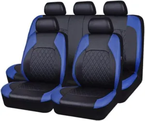 Car Seat Cover Sets for Ford Escape 2008-2022,Front Rear Covers Protector Waterproof Breathable Comfortable Full Surround Kit Airbag Compatible Accessories,Blue
