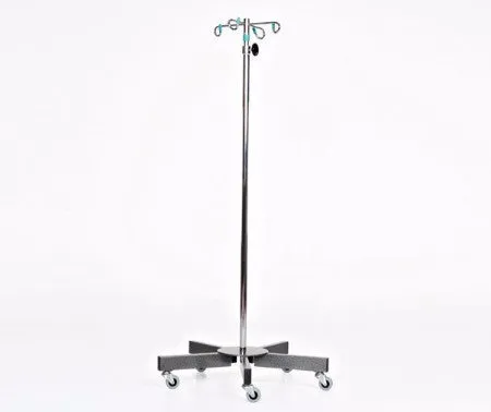Chrome 5-leg IV Pole