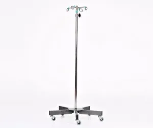 Chrome 5-leg IV Pole