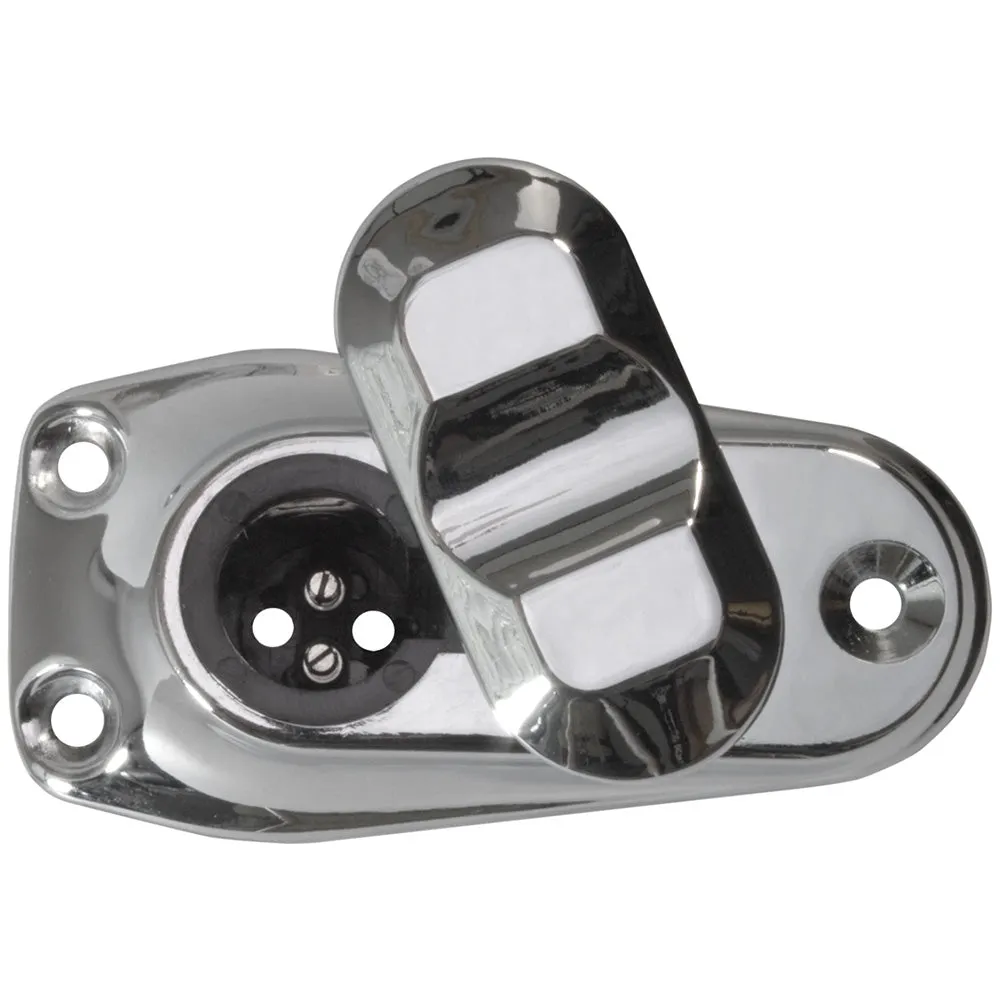 Chrome Stern Light Bases