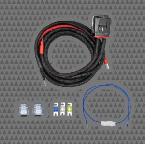 Cicada Audio HDPG4KD 4 Gauge Dual Amplifier Power Kit for H-D® Motorcycles