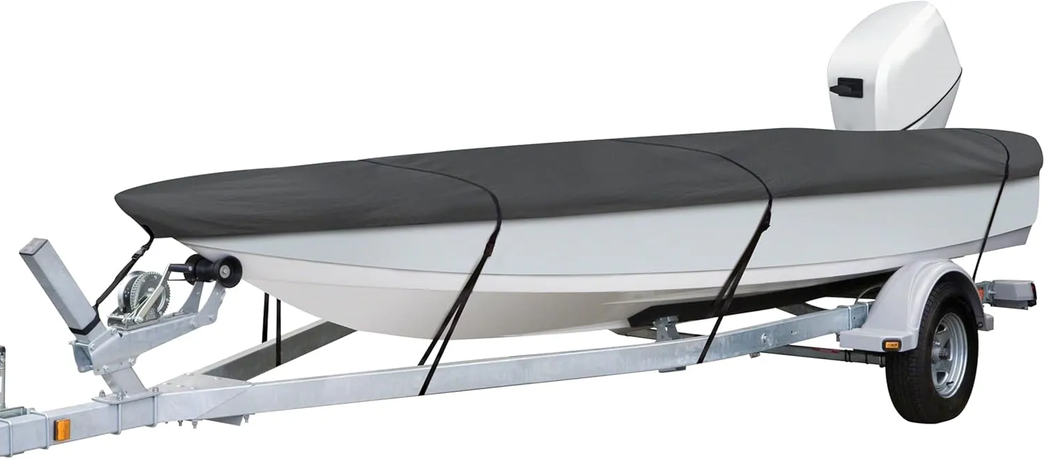 Classic Accessories StormPro Heavy-Duty Boat Cover, Fits boats 14 ft - 16 ft long x 75 in wide