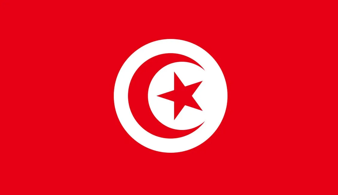 Clearance Tunisia Flag (2400mm x 1200mm)