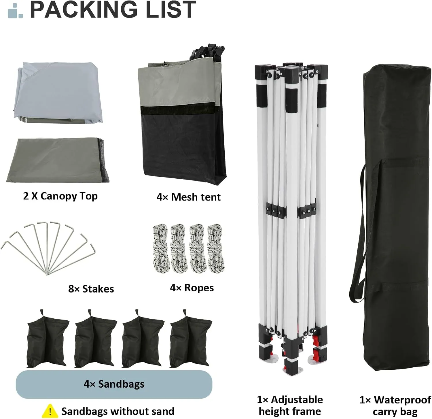 COBIZI 12x12 Pop up Gazebo on Clearance with Mosquito Netting & Sandbags, Outdoor Canopy Tent with 4 Ropes 8 Stakes & Portable Carrying Bag, Patio Portable Gazebo for Garden Backyard & Lawn,Darkgrey