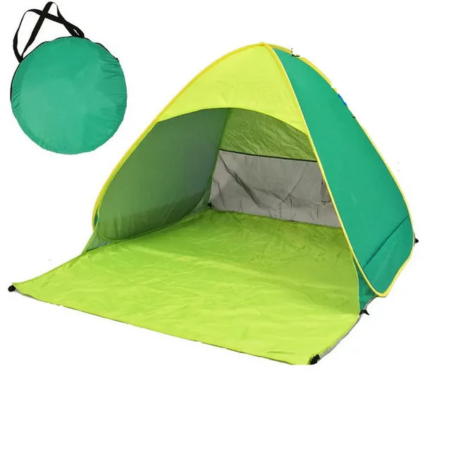 color sunshelter new Time-limited sale UV-protect High-end fishing up &camping mash quick beach open 2-3 up person pop beach automotic Widesea open tent