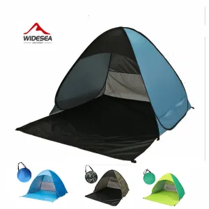 color sunshelter new Time-limited sale UV-protect High-end fishing up &camping mash quick beach open 2-3 up person pop beach automotic Widesea open tent