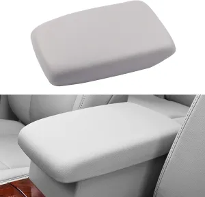 Dasbecan Center Console Armrest Cover Lid kit Compatible with 2008 2009 2010 2011 2012 2013 Toyota Highlander Gray