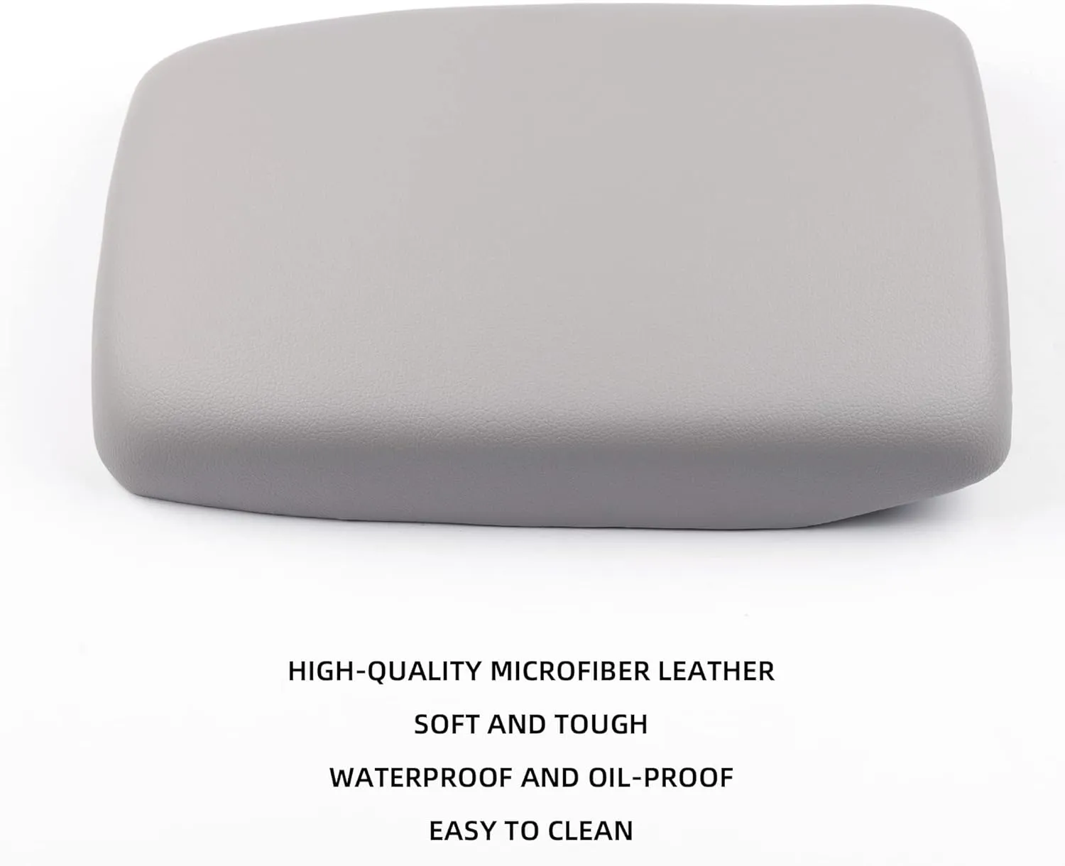 Dasbecan Center Console Armrest Cover Lid kit Compatible with 2008 2009 2010 2011 2012 2013 Toyota Highlander Gray
