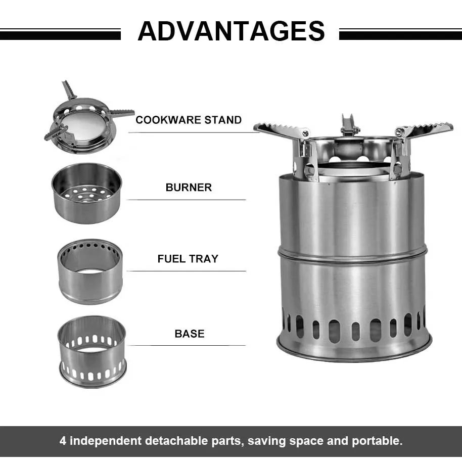 DINARA - Portable Wood Stove