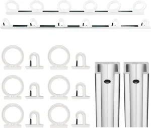 DU-BRO Fishing 1080 Trac-A-Rod Storage System, 2-Feet, Silver/White
