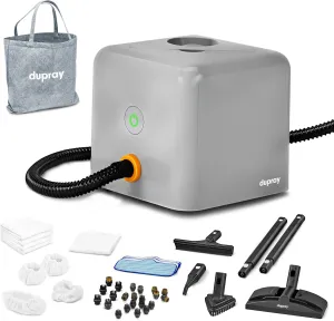 Dupray Neat Plus Steam Cleaner with 40-piece Accessory Kit - Powerful multi-purpose steamer designed for deep cleaning floors, upholstery, grout, and more.