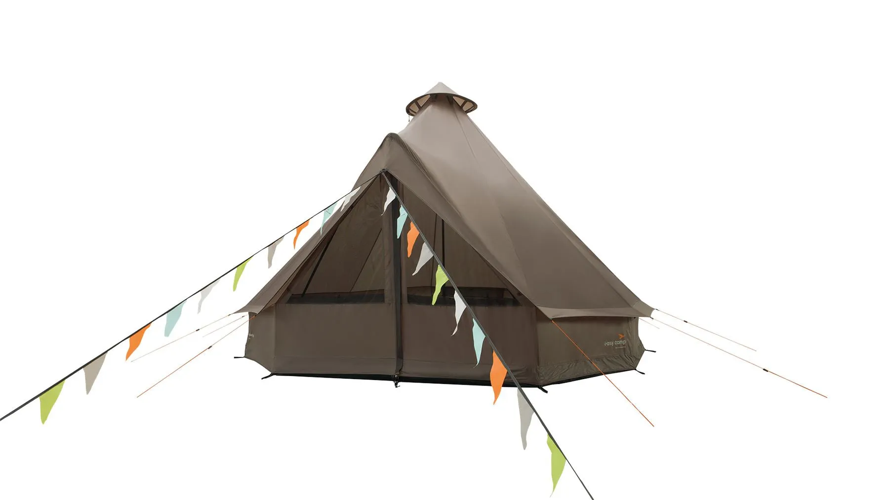 Easy Camp Vaulen Tipi Tent Dark Sand 7 Person