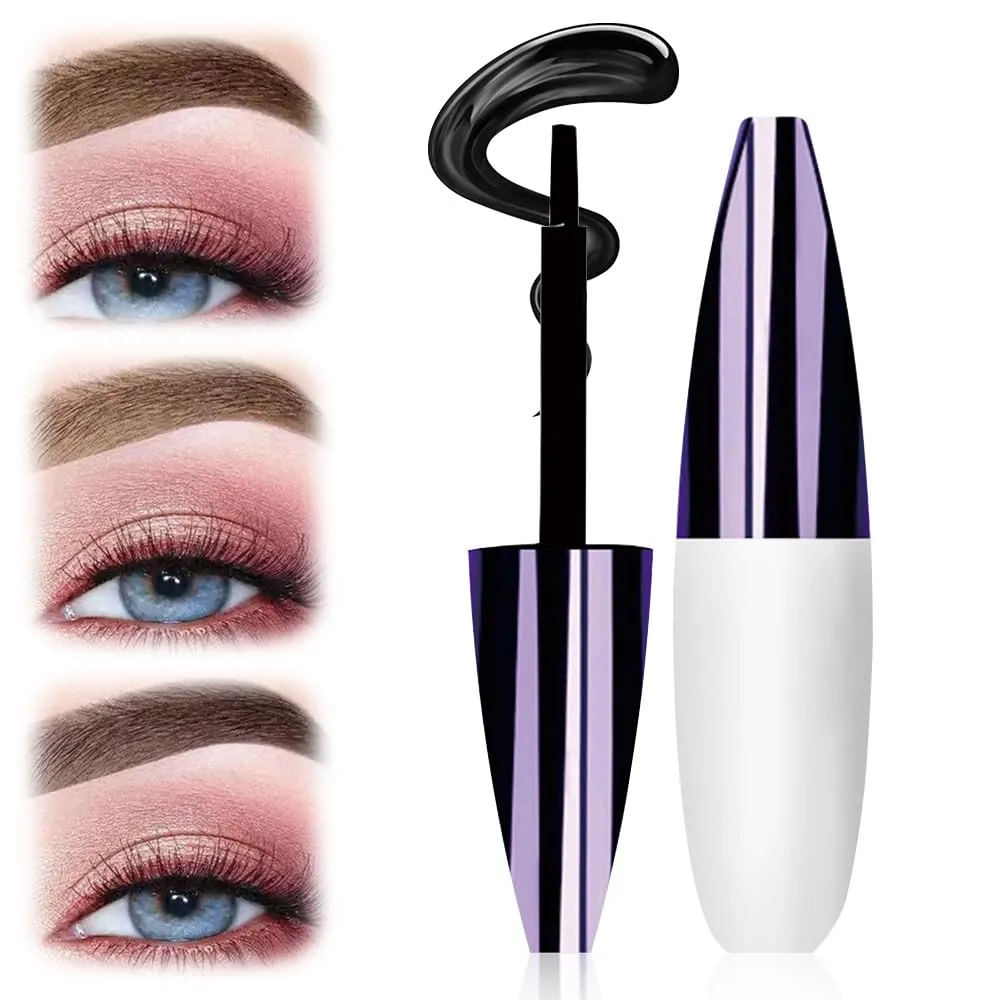 Easy Peel-Off Eyebrow Gel, 2025 New Tattoo Eyebrow Gel Easy Peel Off for Women, Upgrade Eyebrow Tattoo Peel Off, Transfer-proof Eyebrow Gels Waterproof for All Skin Types (#02)
