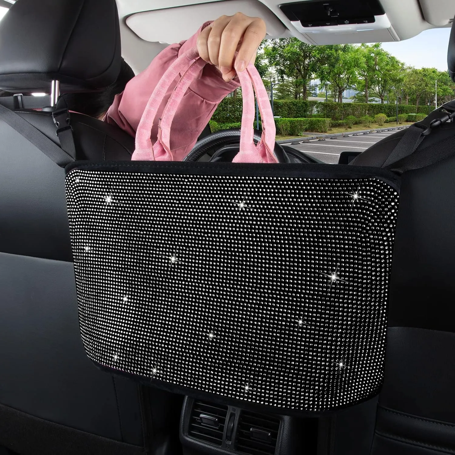 eing Car Organizers and Storage Purse Holder,Car Seat Back Net Handbag Accessories for Women,Gifts for Mom from Daughter,Mothers Day Gifts from Son,Mom Gifts,Birthday Gifts Presents for Mom,Black