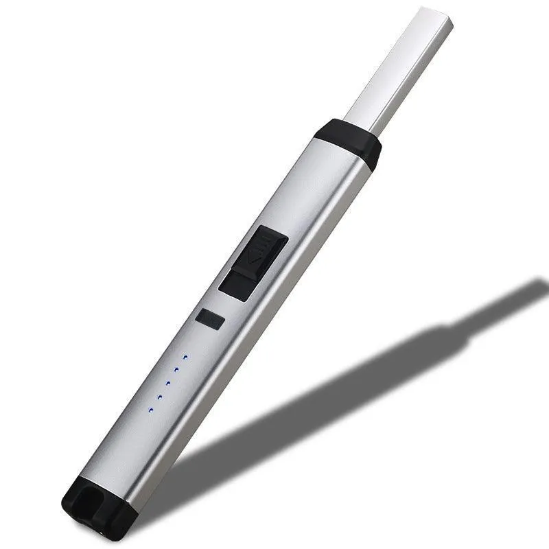 Electronic Usb Rechargeable Pulse Arc Candle Lighter Kitchen Camping Stove Bbq