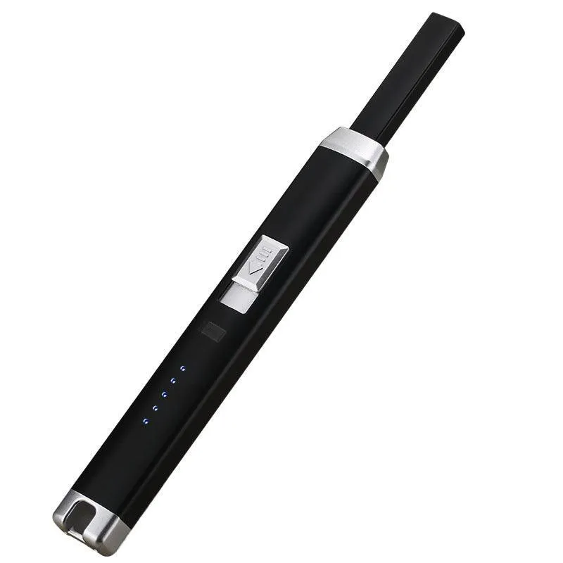 Electronic Usb Rechargeable Pulse Arc Candle Lighter Kitchen Camping Stove Bbq