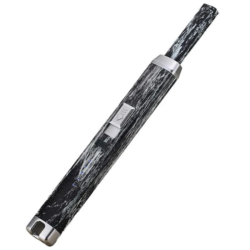 Electronic Usb Rechargeable Pulse Arc Candle Lighter Kitchen Camping Stove Bbq