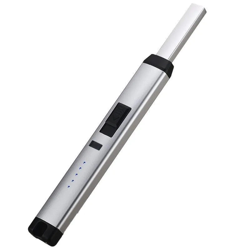 Electronic Usb Rechargeable Pulse Arc Candle Lighter Kitchen Camping Stove Bbq
