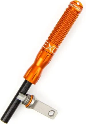 Exotac nanoSTRIKER XL Self Contained Ferrocerium Fire-Starter with Stainless Steel and Tungsten Carbide Striker, Waterproof 1/4 in. Ferro Rod Produces Up To 3,000 Fire-Starting Strikes