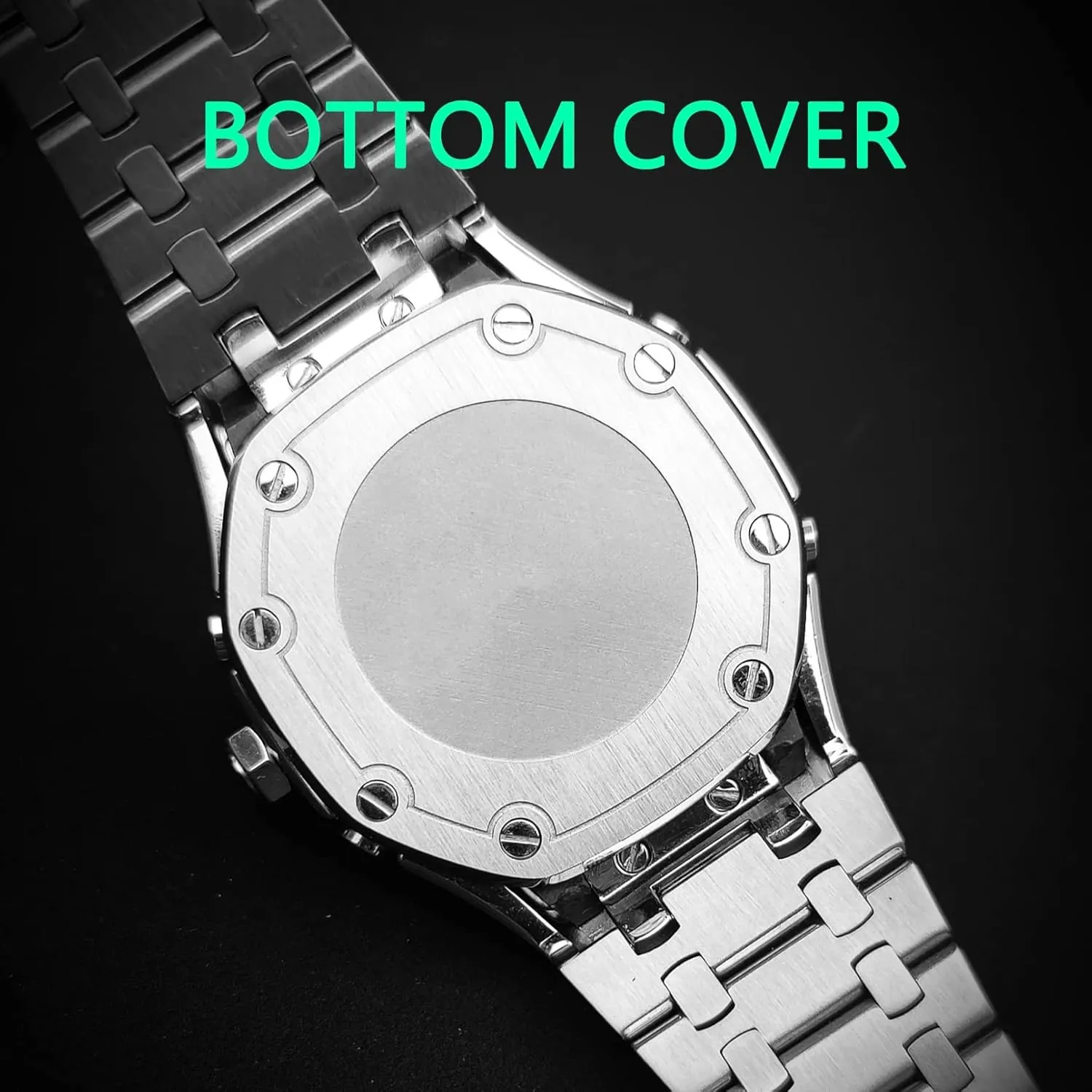 EZZON 5rd With Bottom Cover MOD Kit For GA2100STHS-1A Metal Watch Case Watchband 316 Stainless Steel Modified Accessories Bezel Bracelet Strap