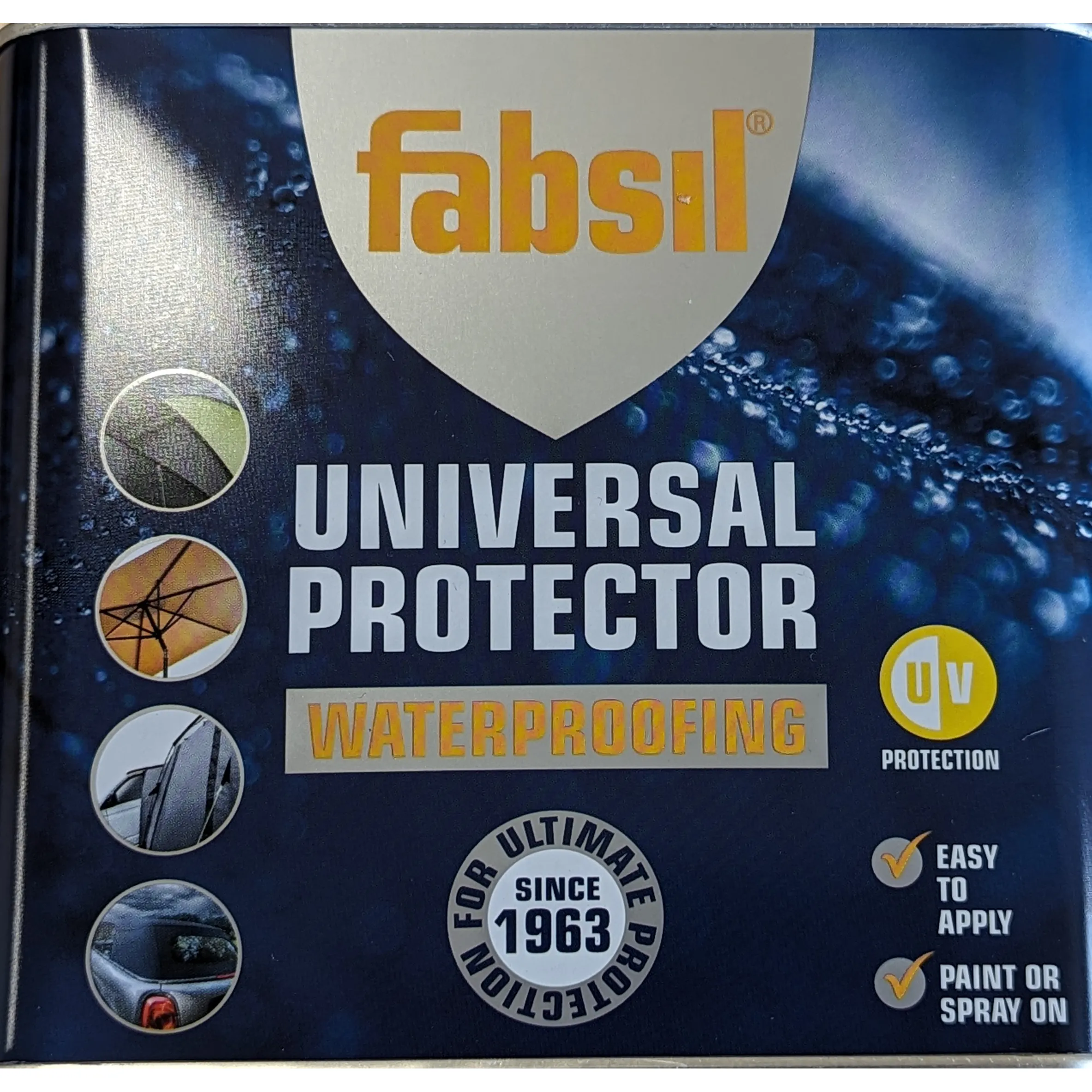Fabsil 2.5L Litre Brush on Waterproofing Sealant Tent Awning Canvas Grangers