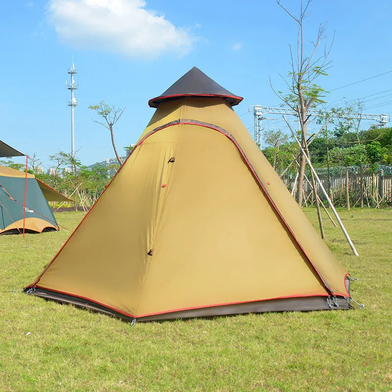 Factory direct Indian tent outdoor wind type camping tent awning camping tower