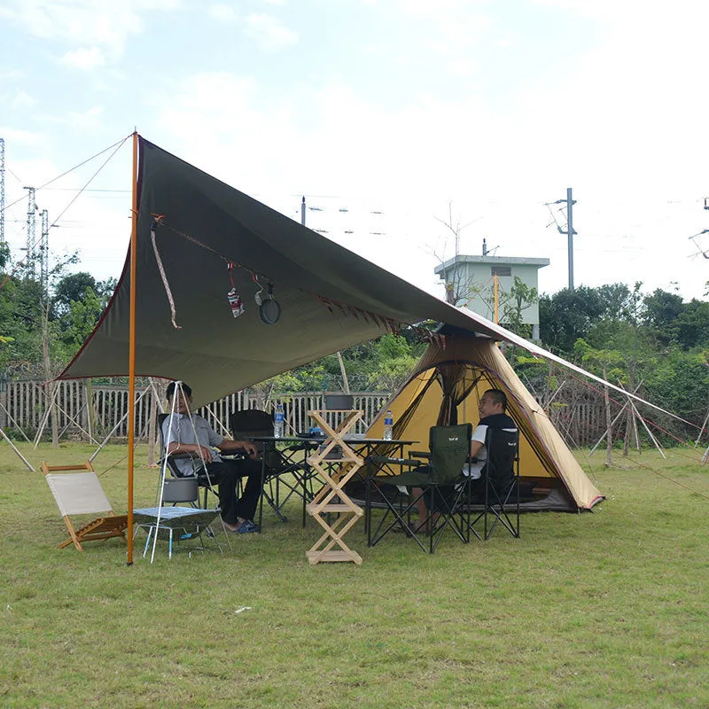 Factory direct Indian tent outdoor wind type camping tent awning camping tower