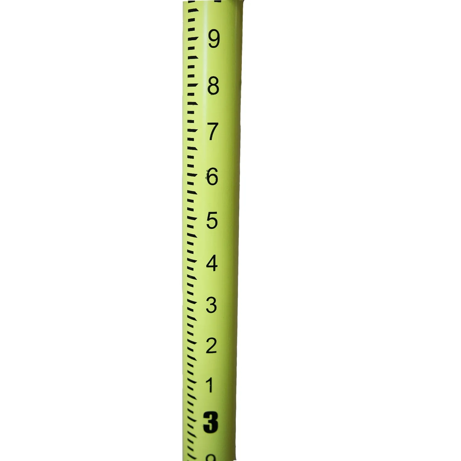 FLO Yellow- Sitepro 15.ft twist lock prism pole10ths, metric