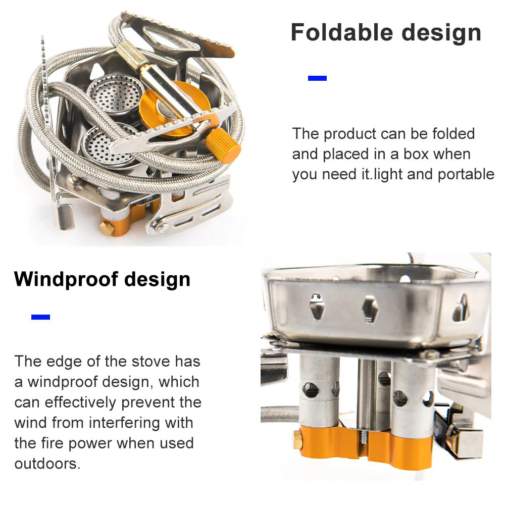 Foldable Portable stove Split Windproof Picnic Stove