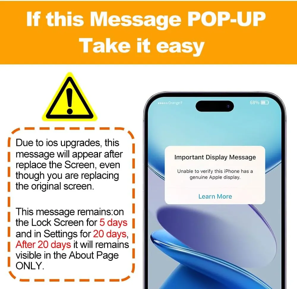 for iPhone 11 Pro Max Screen Replacement 6.5 inch, 3D Touch LCD Display Digitizer Assembly with Repair Tools, Compatible with Model (A2161, A2220, A2218)