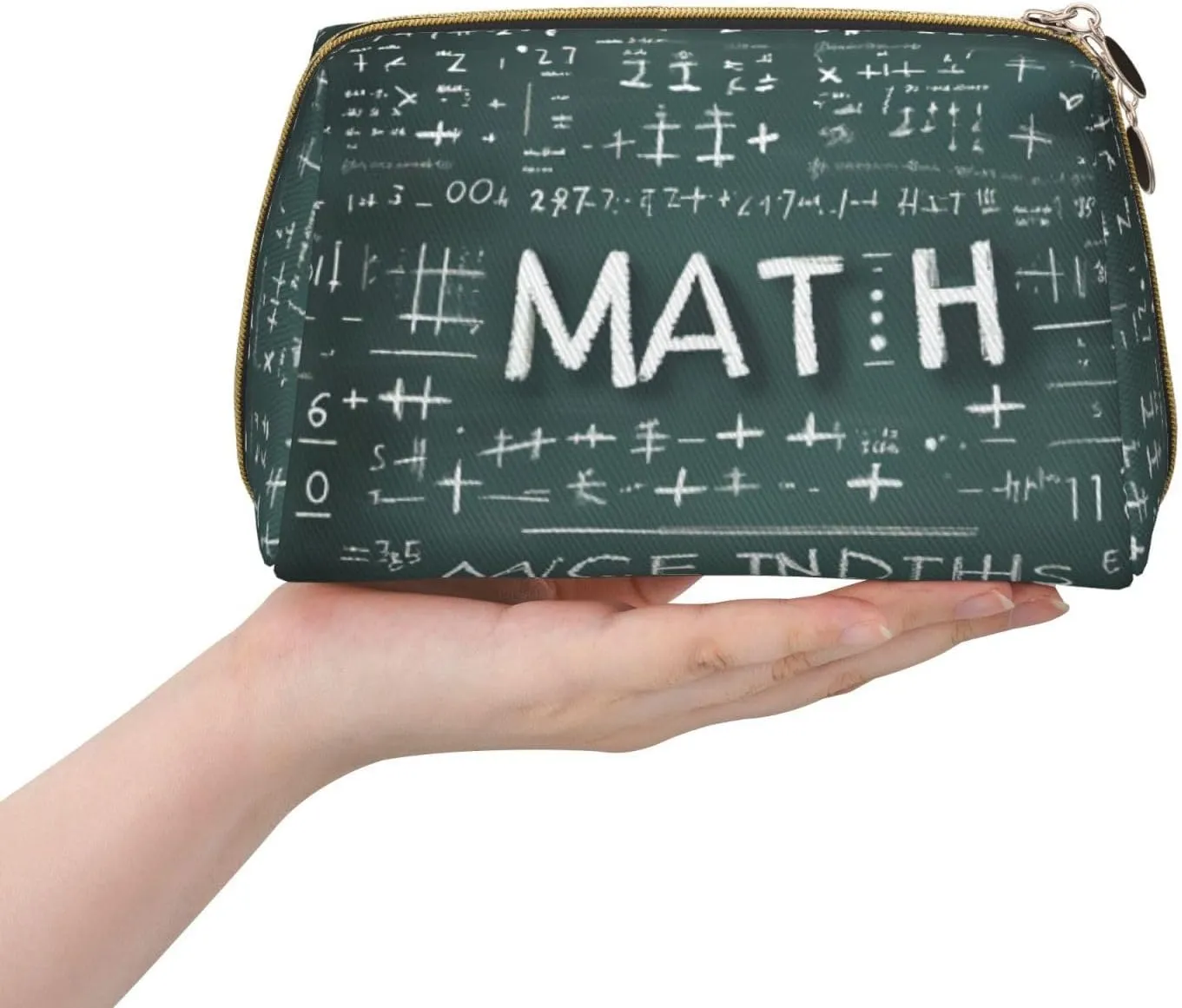 Formulas Shapes Theory Math Toiletry Pouch, Travel-Friendly Makeup Organizer For Makeup Brushes, Lipsticks