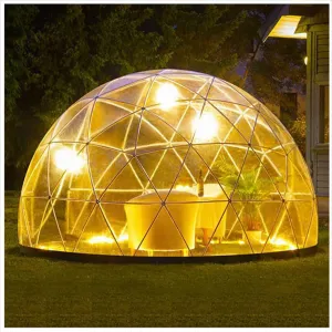 Garden Dome Bubble Tent, Outdoor 5-7 People Bubble Tent Thicken Bubble Tent Camping Tent PVC Cover Dome House Camping Tent Water Proof Breathable for Patio and Dining Places,3.6M
