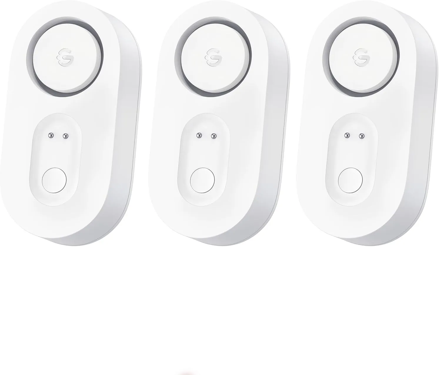 GoveeLife Water Leak Detector 3 Pack with 105dB Adjustable Alarm, Water Alarm with Dual Sets Sensor Probes Leaks and Floods. Suit for Home, Basement, and Kitchen(Cannot Connect to Wi-Fi Directly)