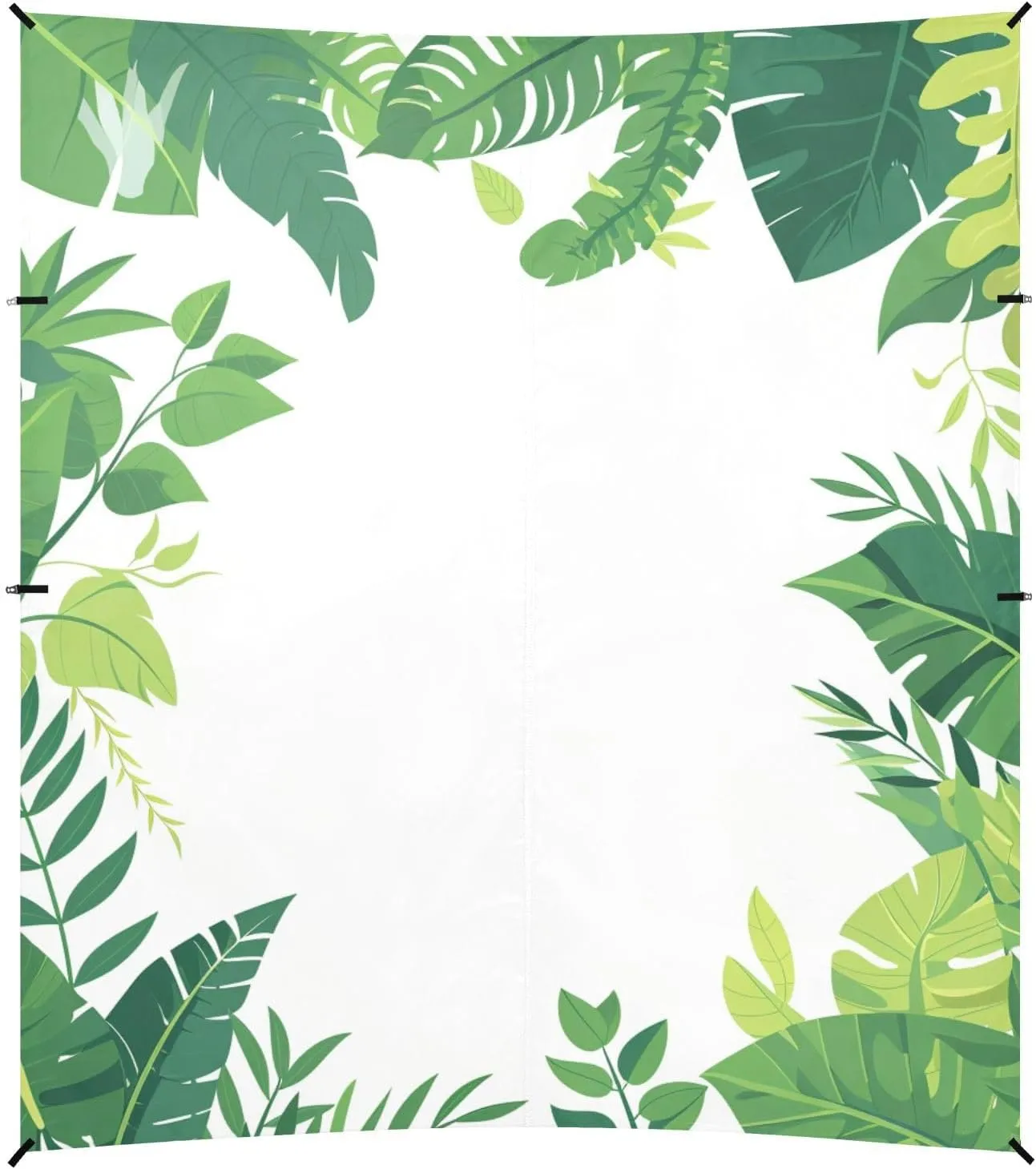 Green Nature Jungle Green Stable Beach Tent UPF50 Waterproof Large Sun Shelter with Sand Shovel for Backyard and Camping