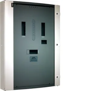 Hager JN204BG 250A Incoming 125A Outgoing 4 Way Outgoers Glazed Door CE