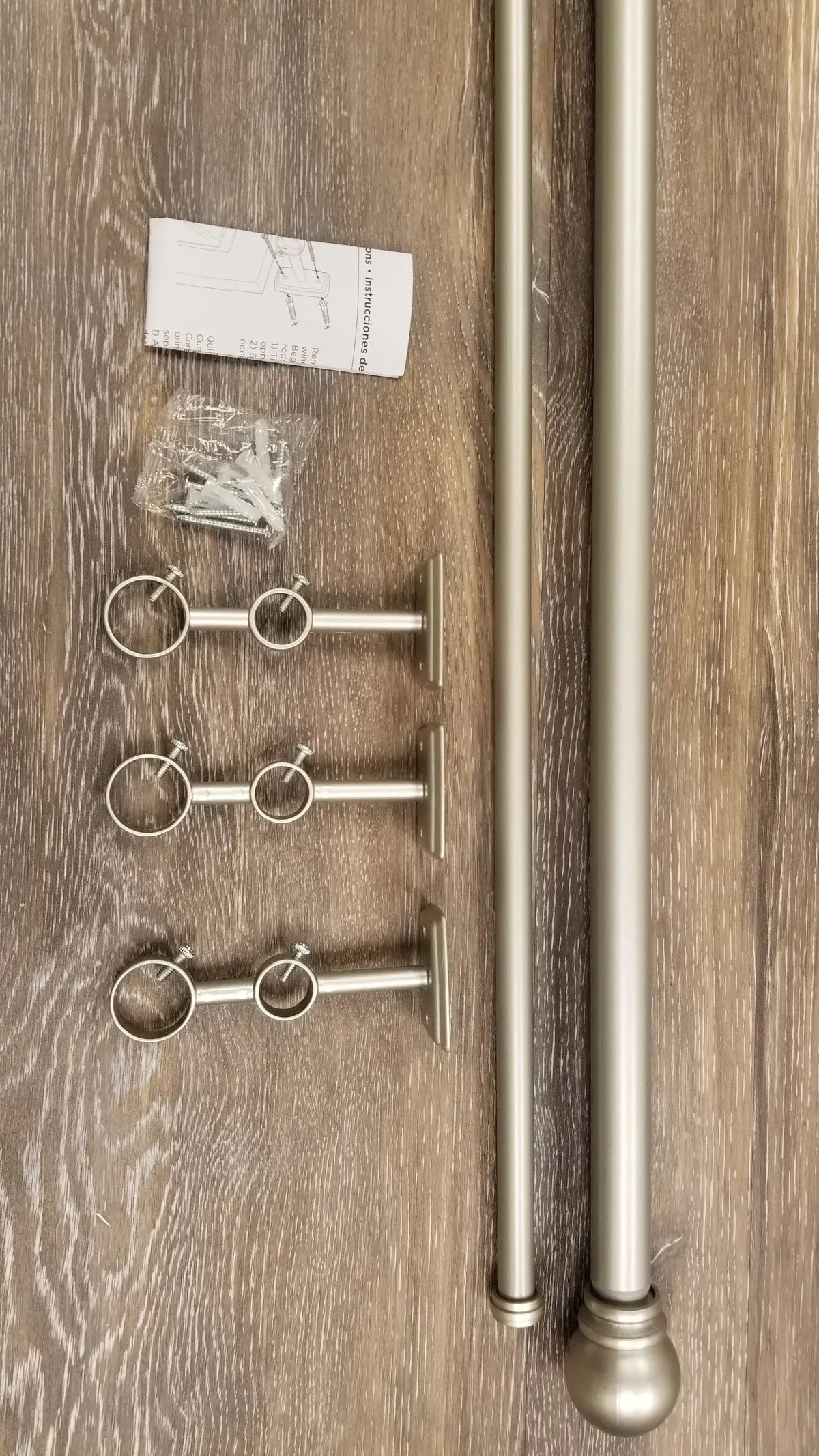 Hamlin Adjustable Double Curtain Rod