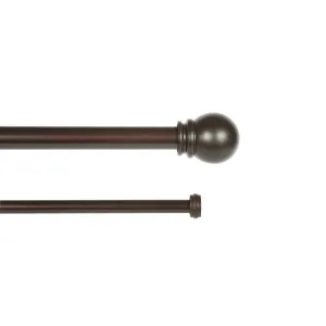 Hamlin Adjustable Double Curtain Rod
