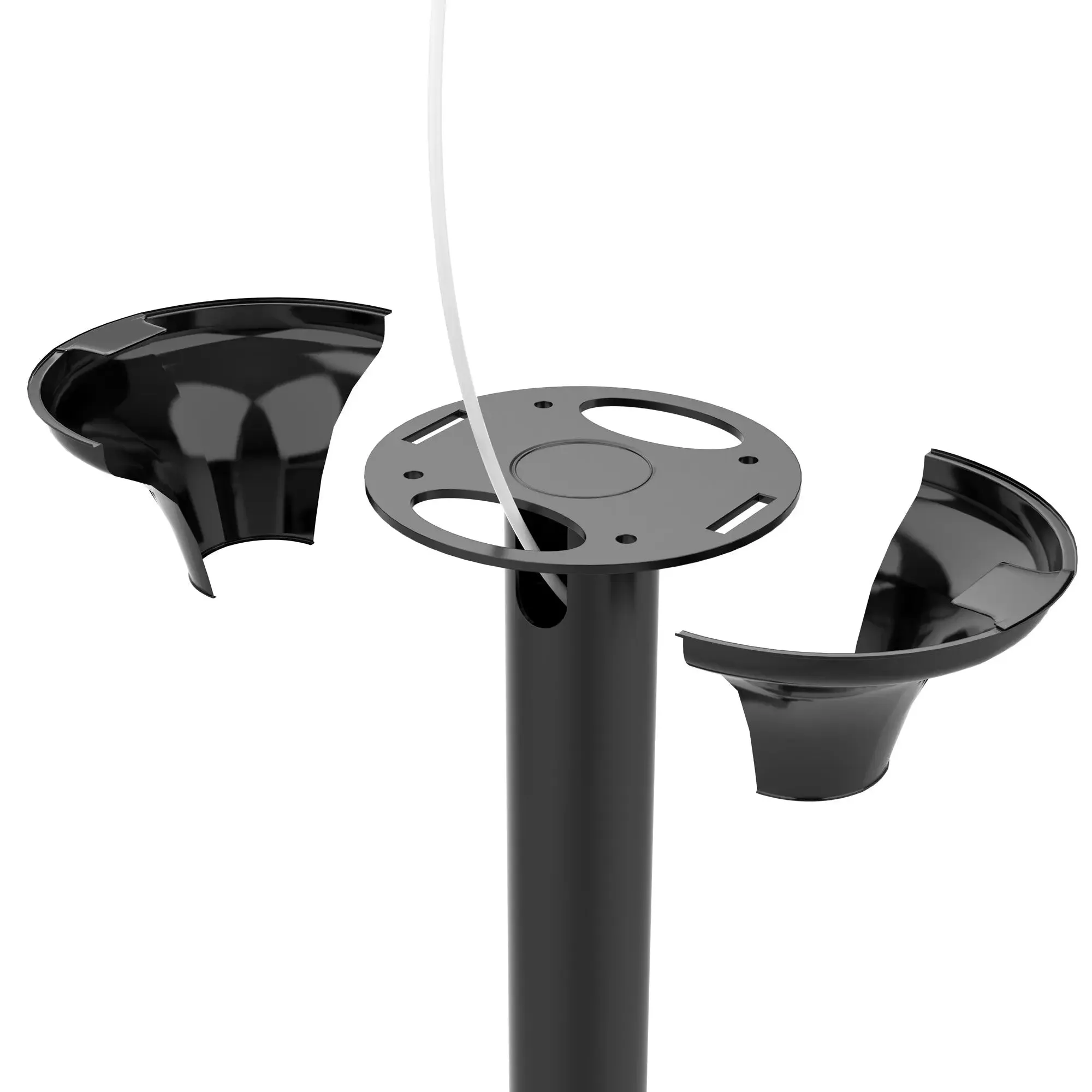Height-Adjustable Ceiling Mount for Monitors and TVs
