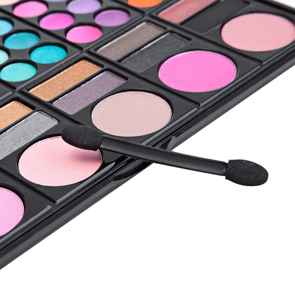 Highly Pigmented Eye Makeup Palette , 78 Colors Matte Shimmer Metallic Eyeshadow Pallet Long Lasting Blendable Natural Colors Waterproof Make Up Eye Shadows Cosmetics Gift Kit-Great for Travel (78#01)