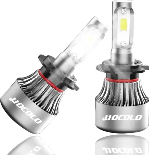 HOCOLO S2 H7 Fog Driving Lights LED Bulbs Set, Super Bright 8000LM Cool White 6000K 50W Replace Halogen All in One Conversion Kit, Only for Fog Lamp Daytime Running Light/DRL, Pack of 2 (S2-H7-Fog)